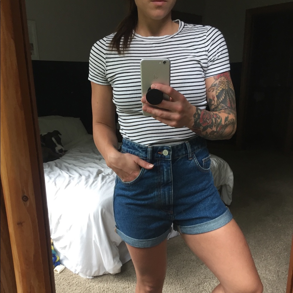 H&M Ribbed crop top